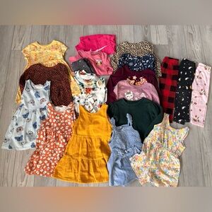 Colorful Toddler Girl 2T Clothing Bundle